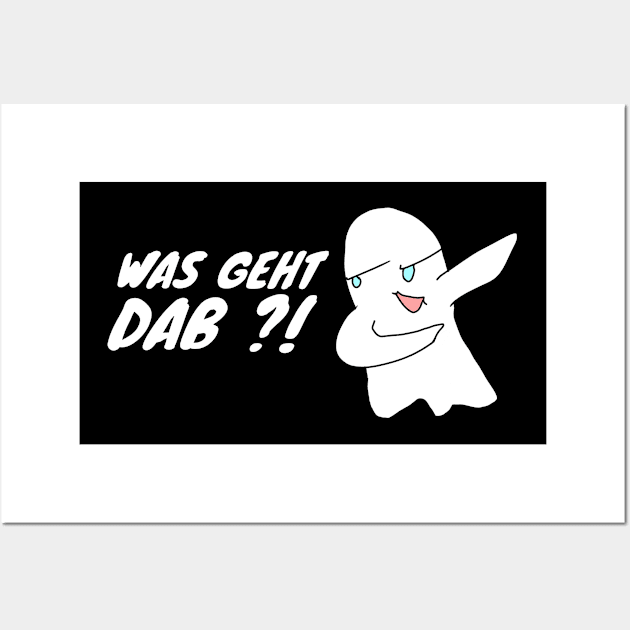 was geht dab geist Wall Art by FromBerlinGift